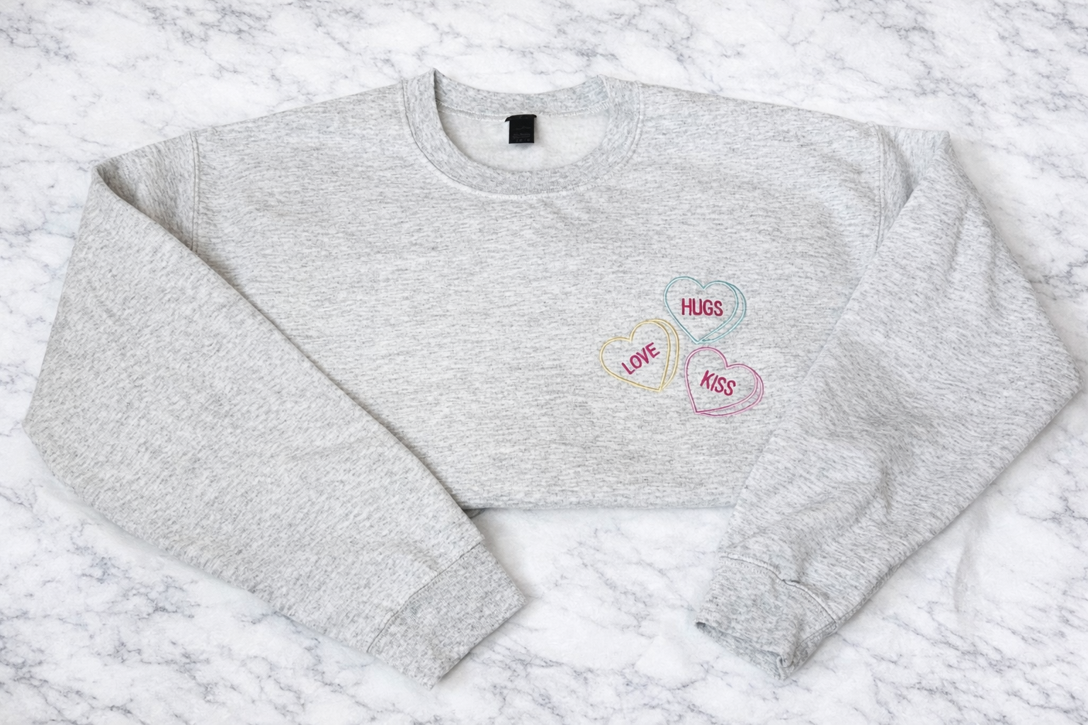 Candy Hearts Crewneck