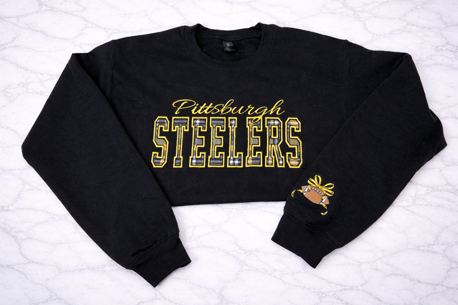 Pittsburgh Steelers Flannel Crewneck