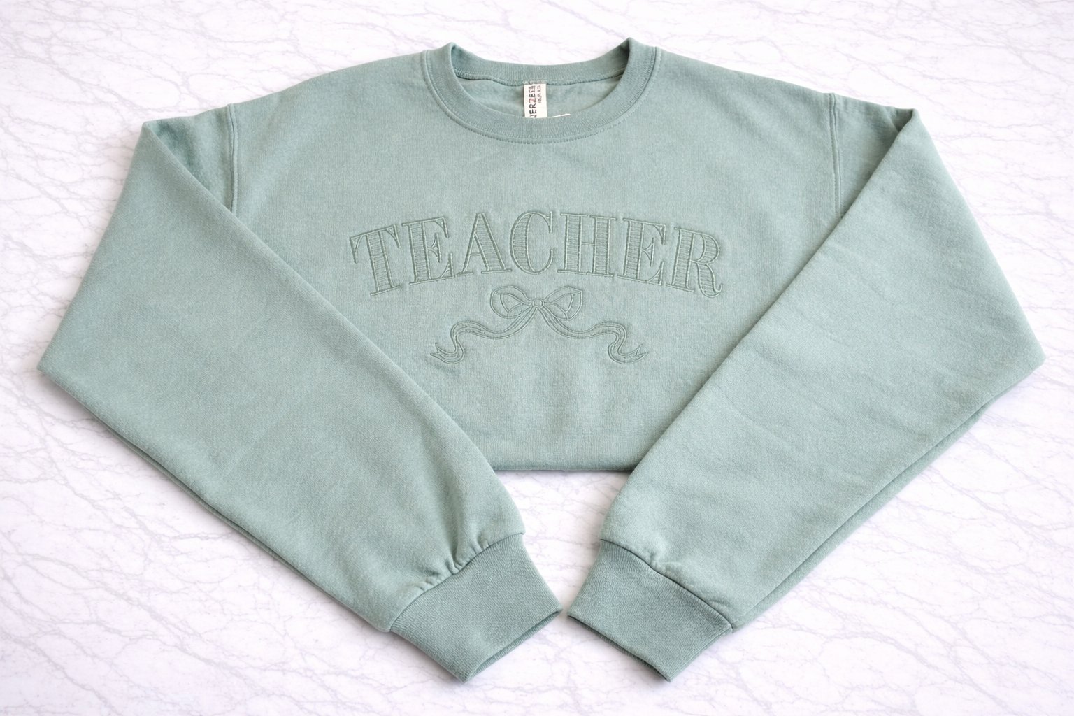 Teacher Bow Crewneck