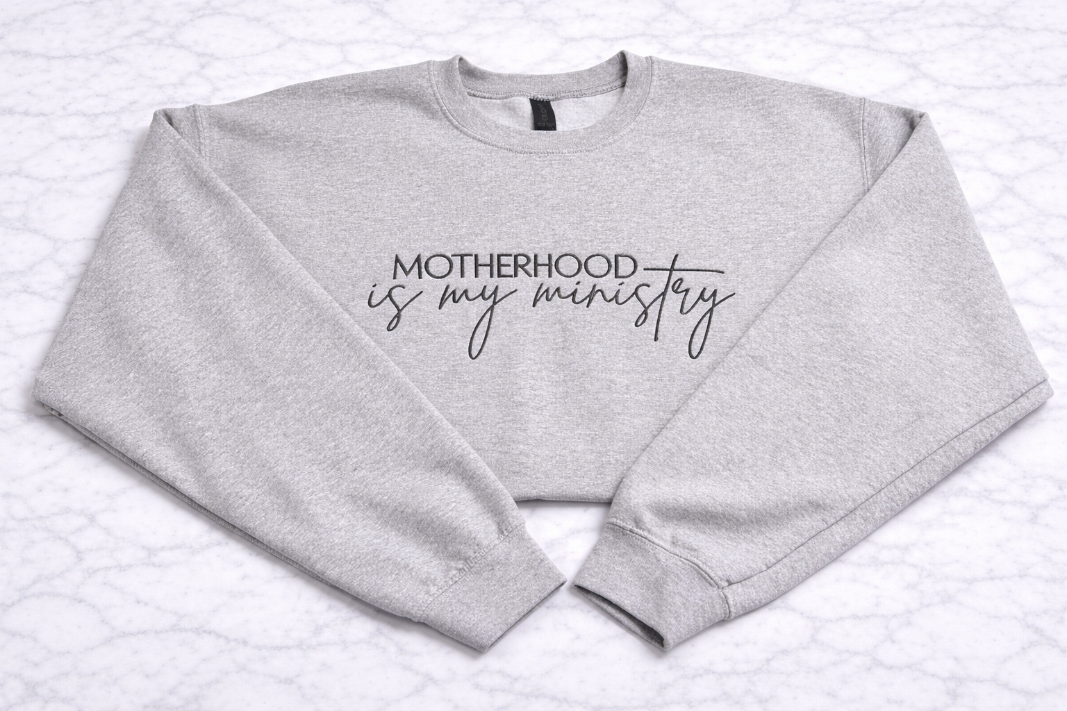 Motherhood is my Ministry Crewneck