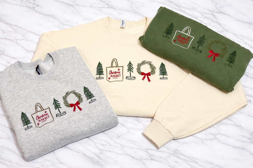 Christmas Market Crewneck