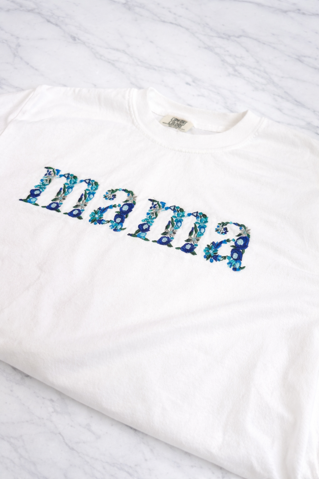 Floral Wording Crewneck