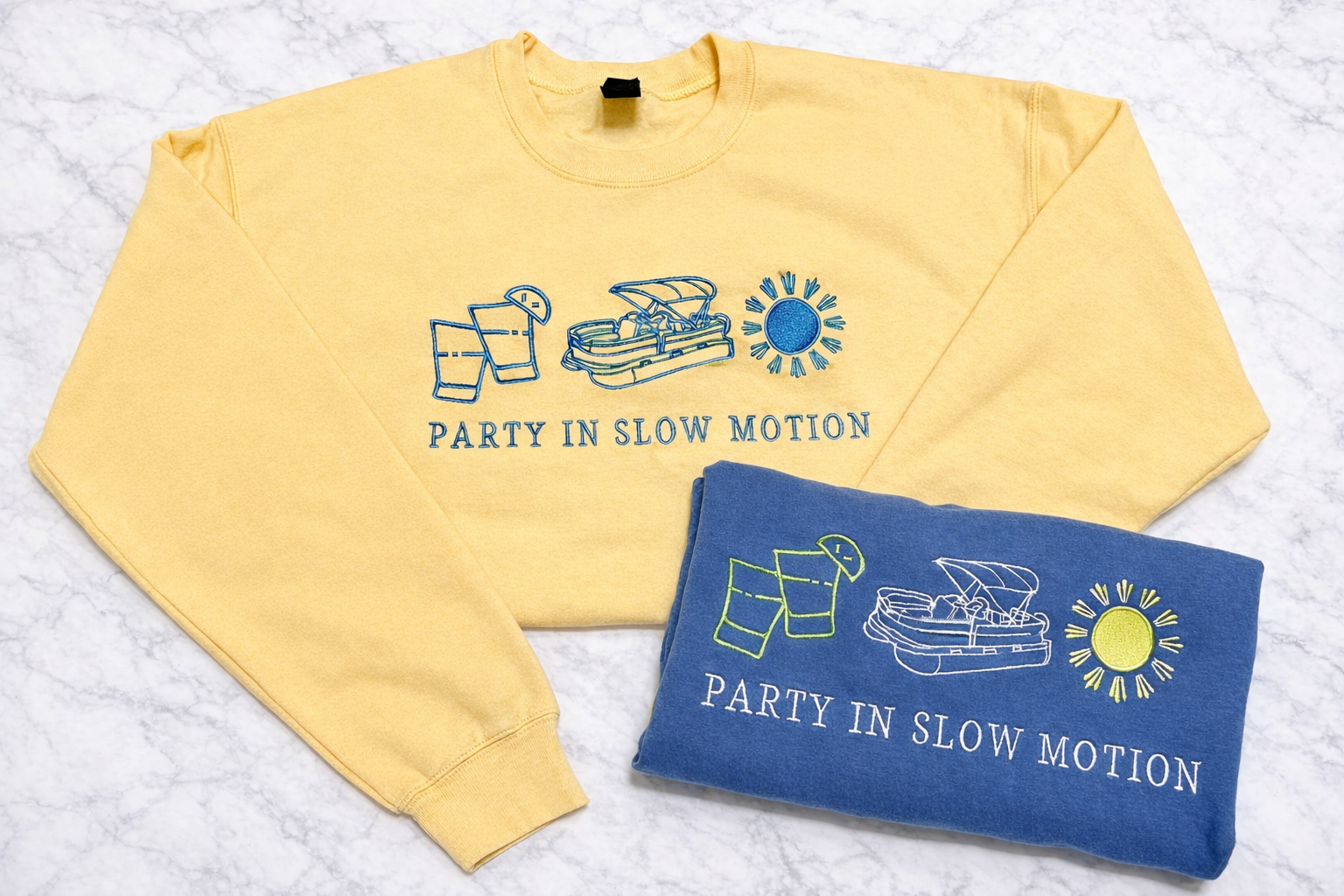 Party In Slow Motion Crewneck