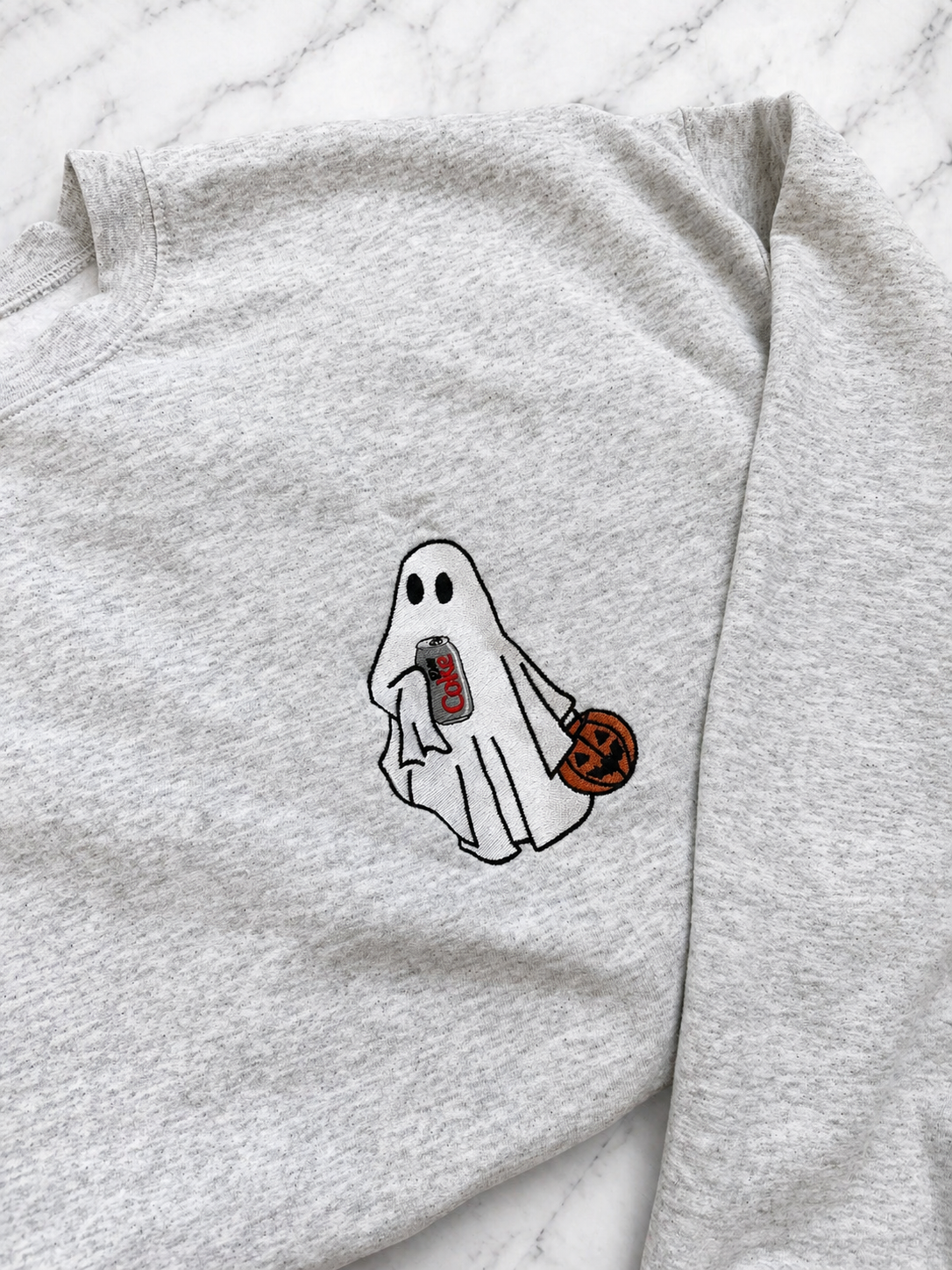Diet Coke Ghost Crewneck