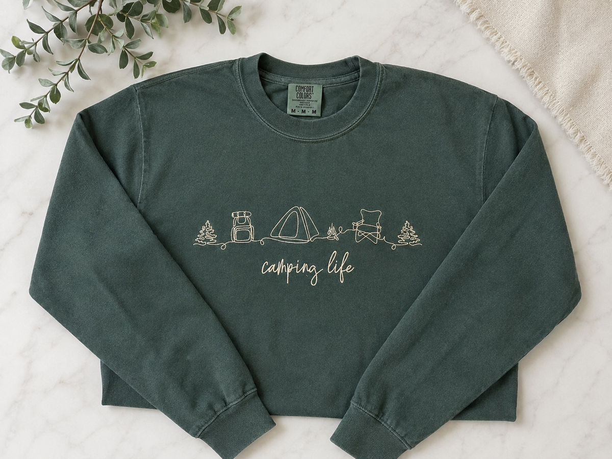 Camping Life Long Sleeve Tee