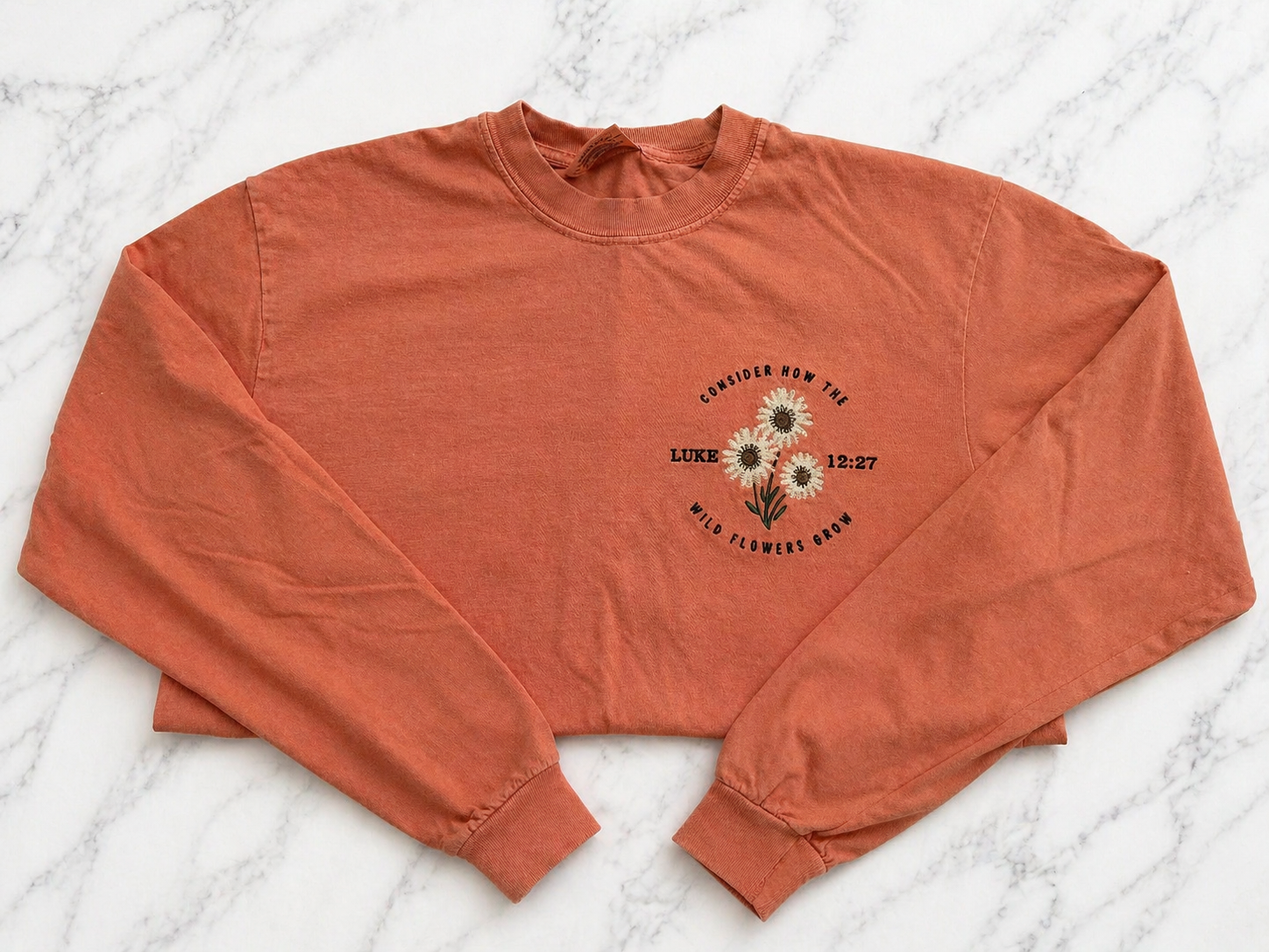 Consider The Wildflowers Long Sleeve Tee
