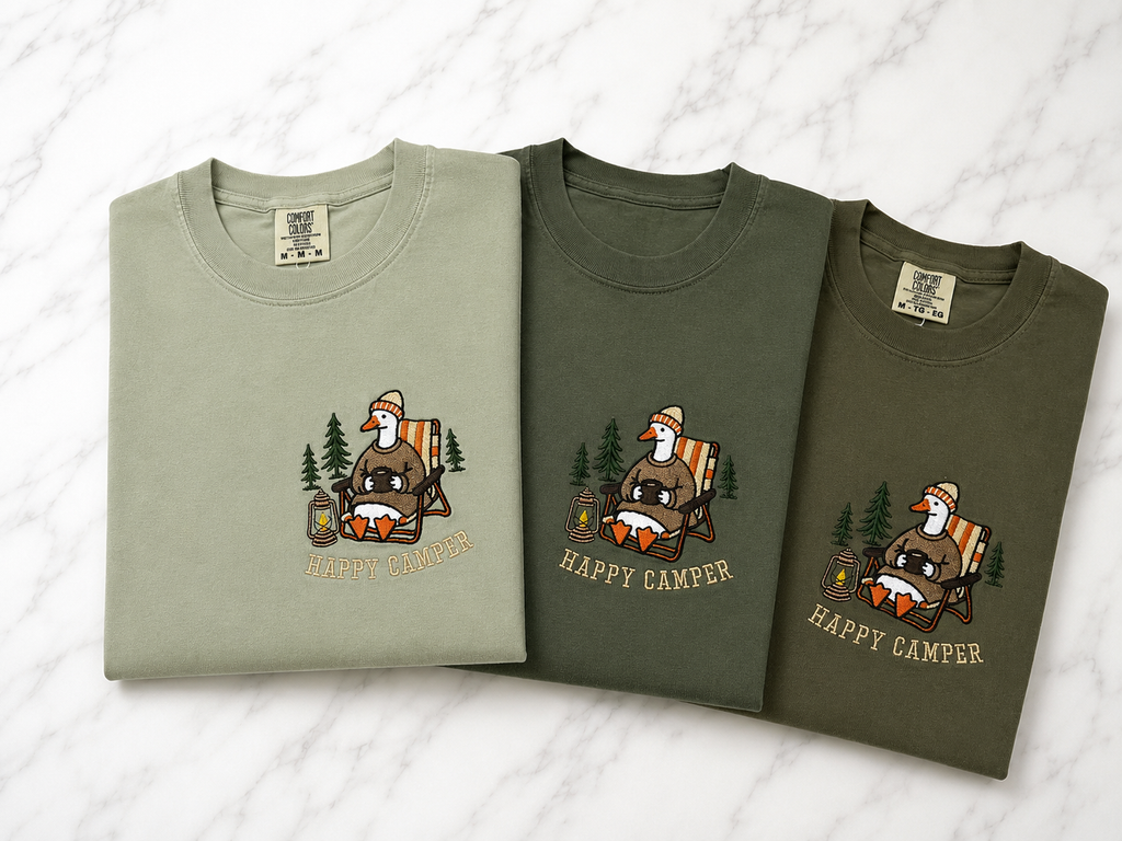 Happy Camper Goose Tee