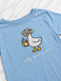 Silly Goose Summer Toddler and Kids Tee 🐥☀️