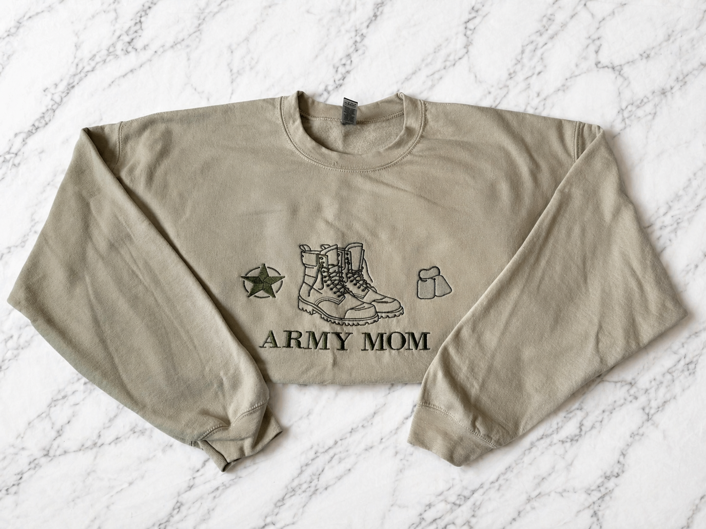 Army Icon Family Crewneck | Custom Military Family Sweatshirt