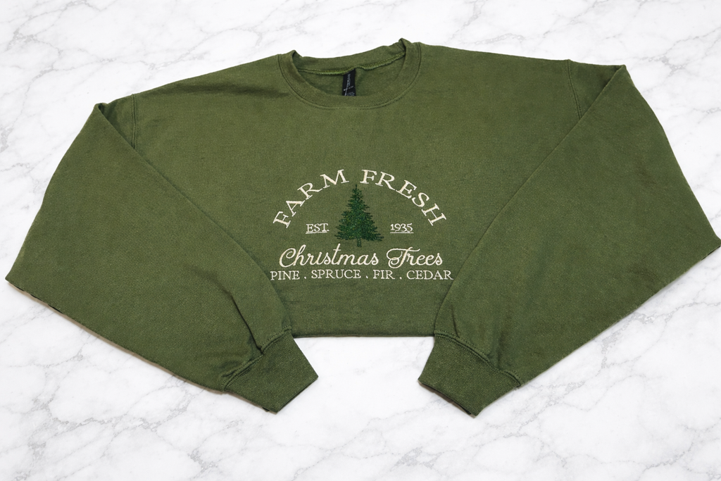 Farm Fresh Christmas Trees Crewneck
