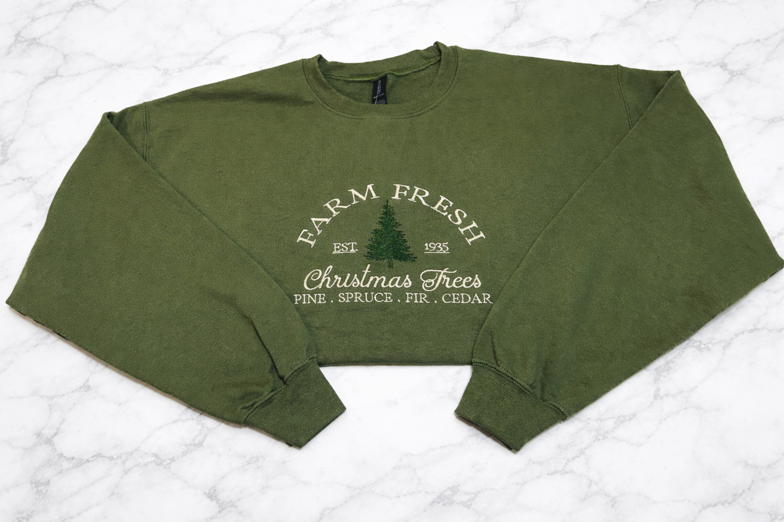 Farm Fresh Christmas Trees Crewneck