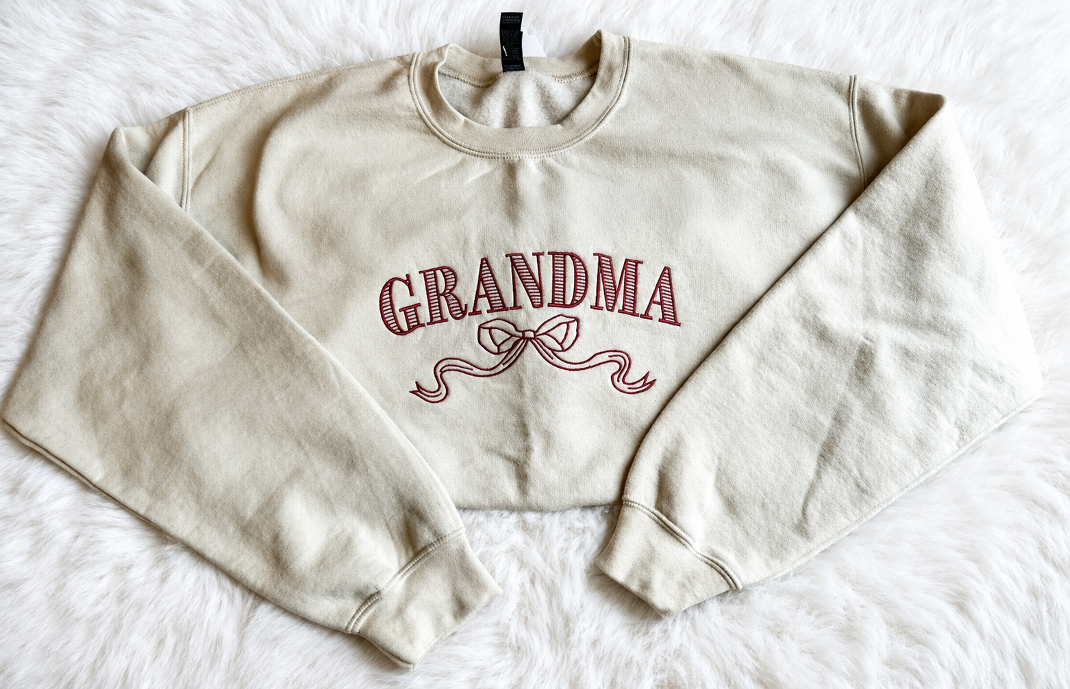 Grandma With Bow Crewneck