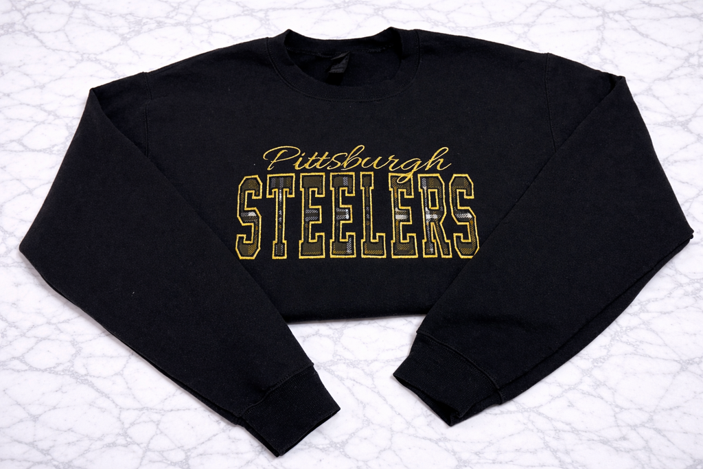 Pittsburgh Steelers Flannel Crewneck