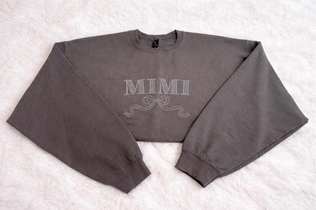 Mimi With Bow Crewneck