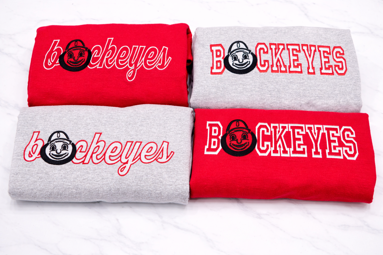 Buckeyes Script Crewneck
