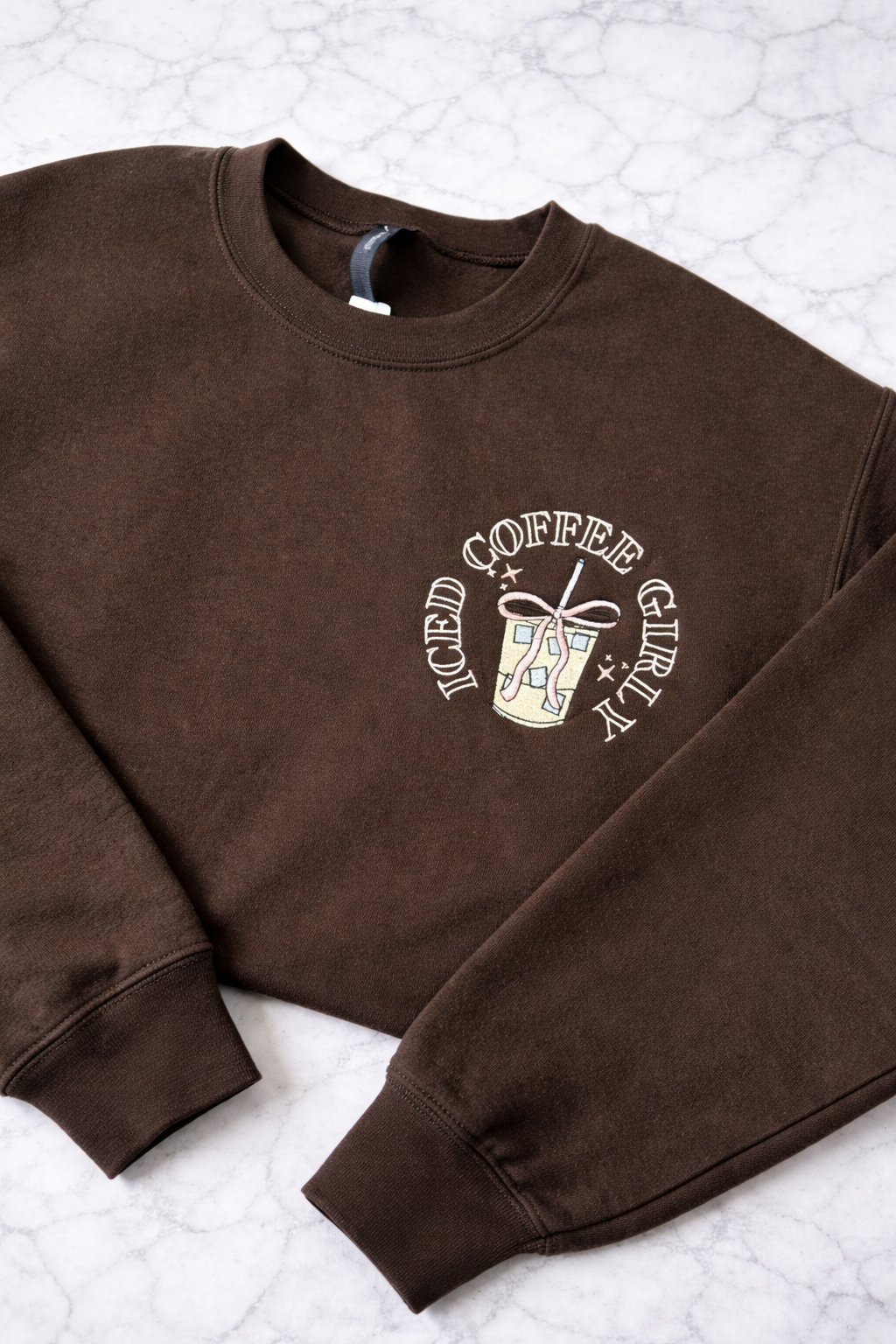 Iced Coffee Girly Crewneck