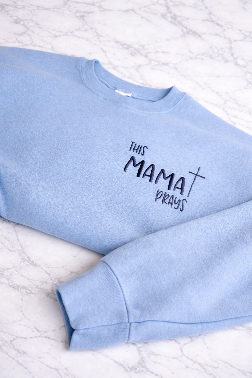 This Mama Prays Crewneck