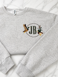 Duck Frame Custom Embroidered Crewneck