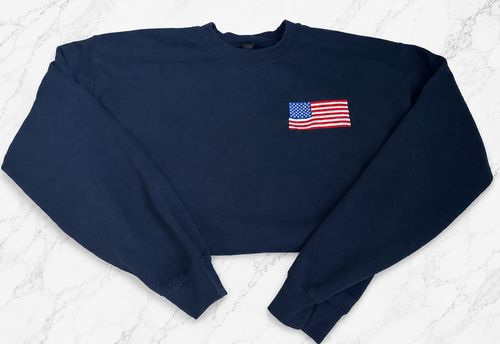 American Flag Crewneck