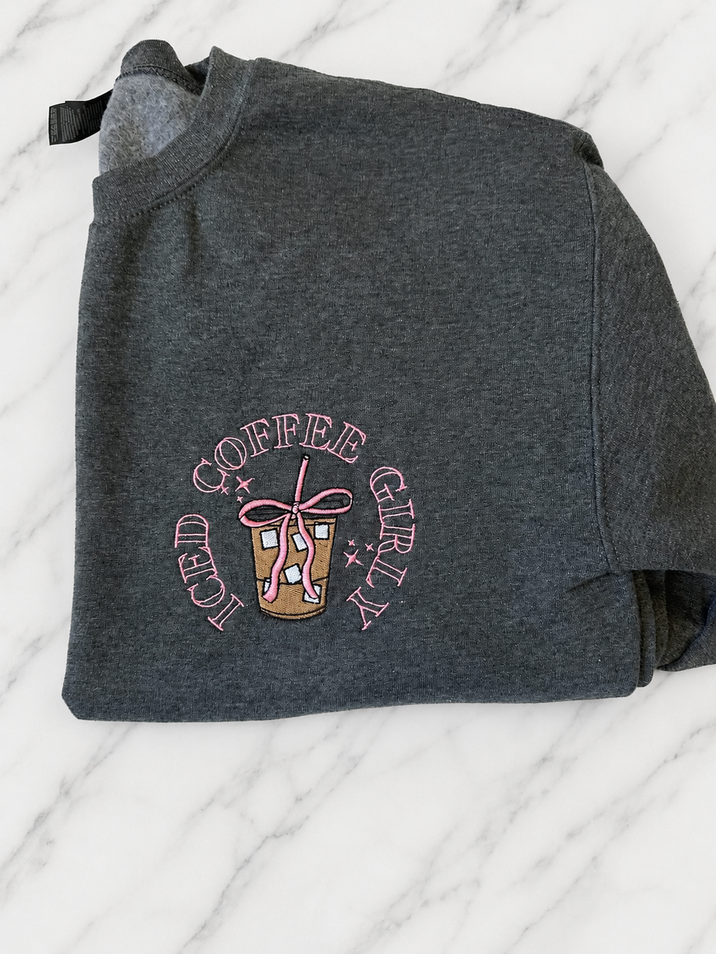 Iced Coffee Girly Crewneck