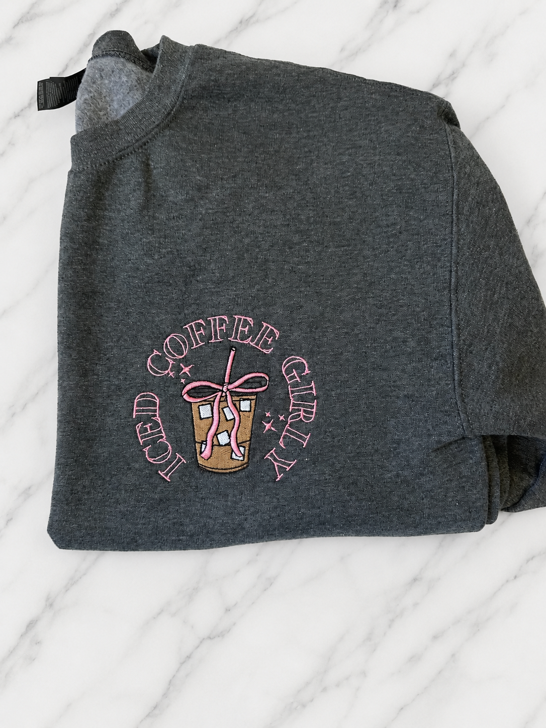 Iced Coffee Girly Crewneck