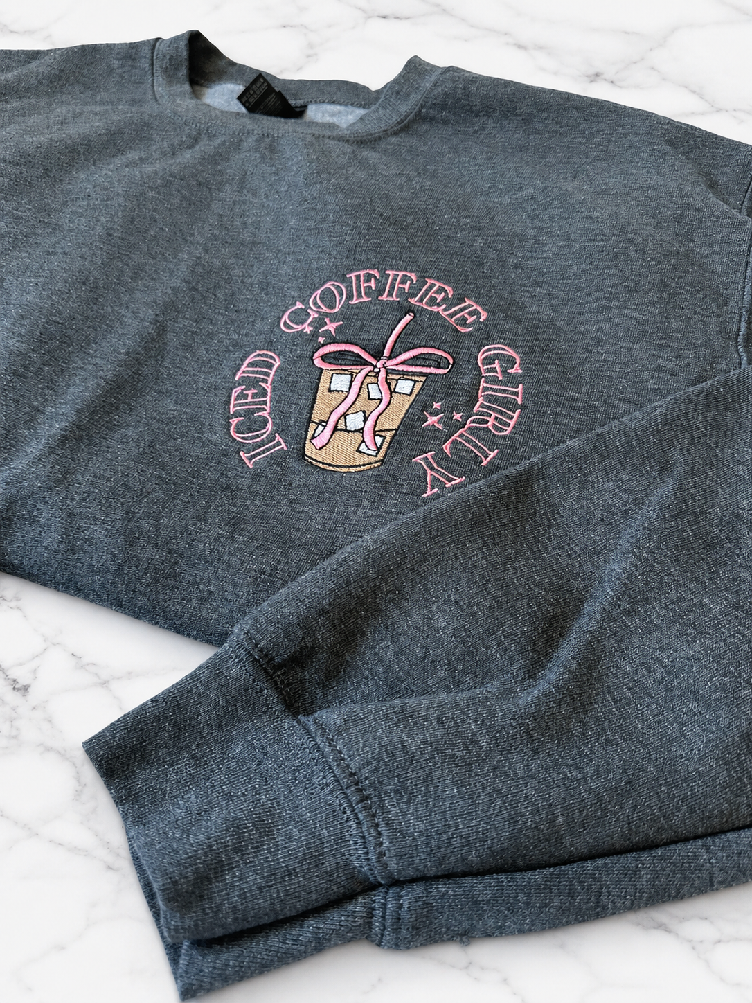 Iced Coffee Girly Crewneck
