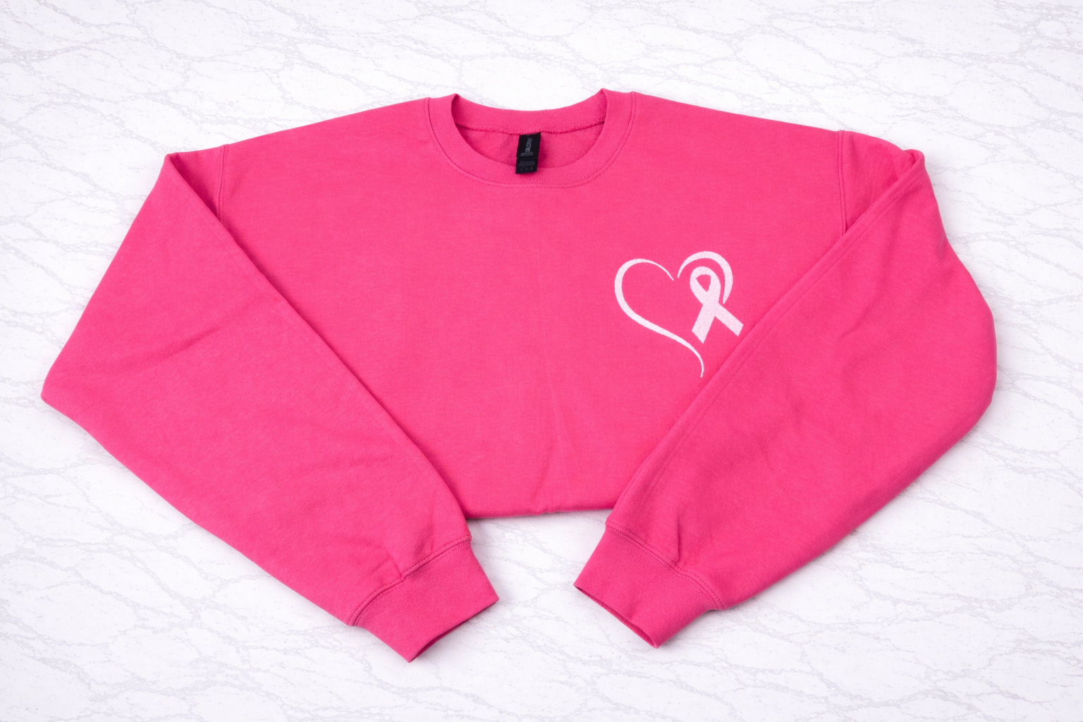 Heart & Ribbon Awareness Crewneck