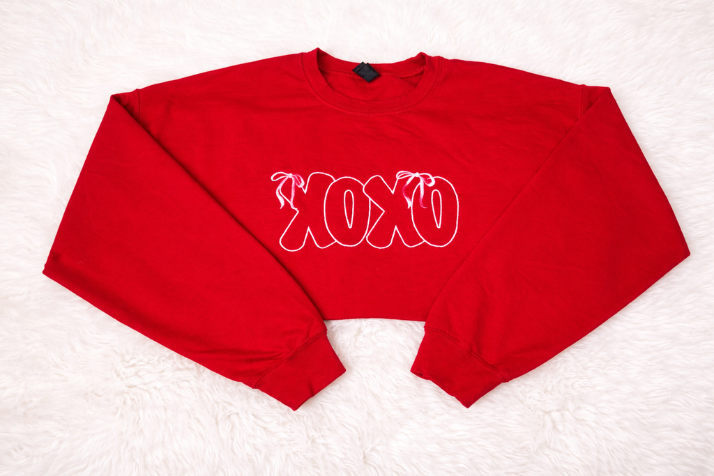 XOXO Bow Crewneck