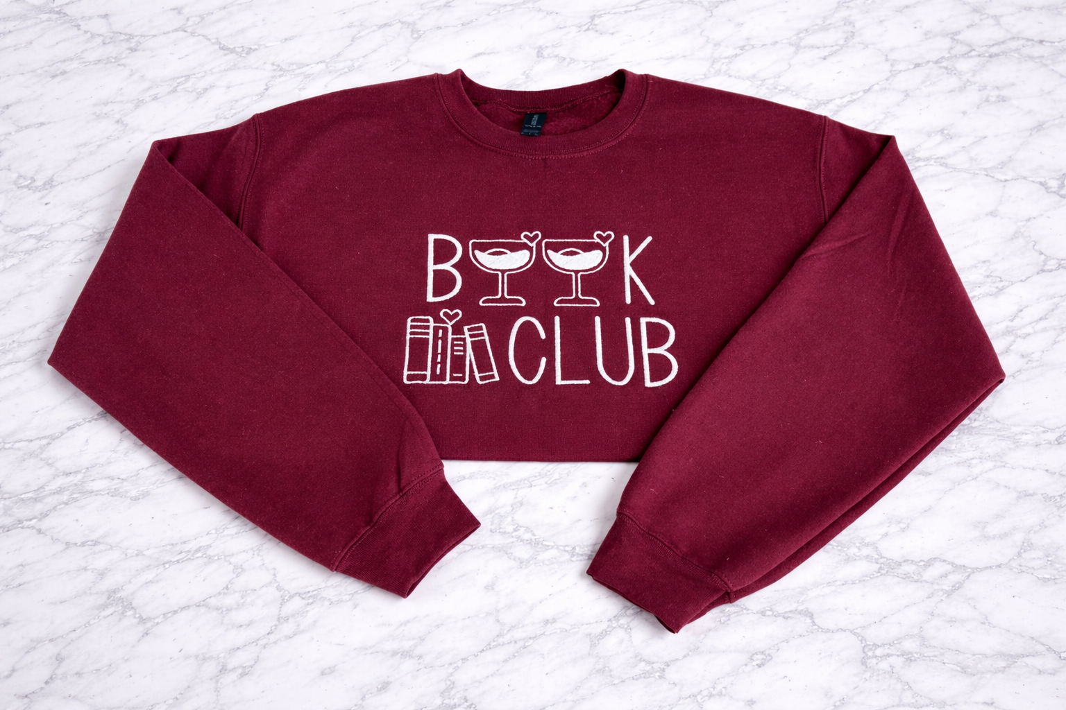 Book Club Crewneck – Boozy Book Club Edition 🍷📚