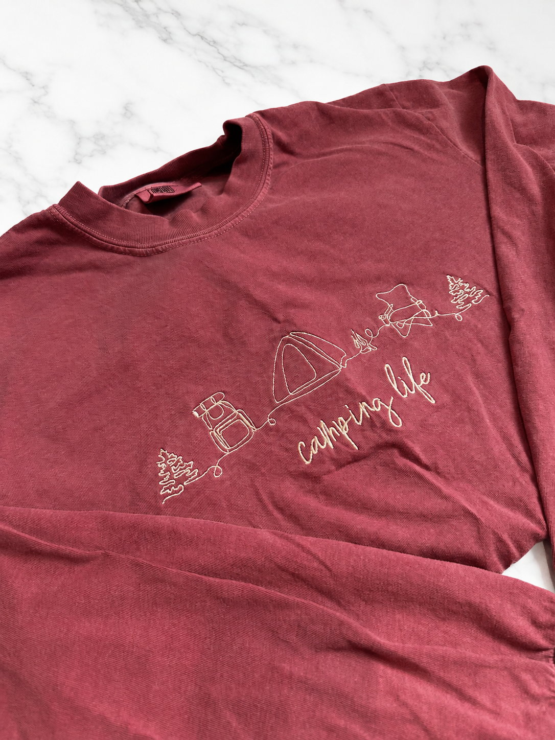 Camping Life Long Sleeve Tee