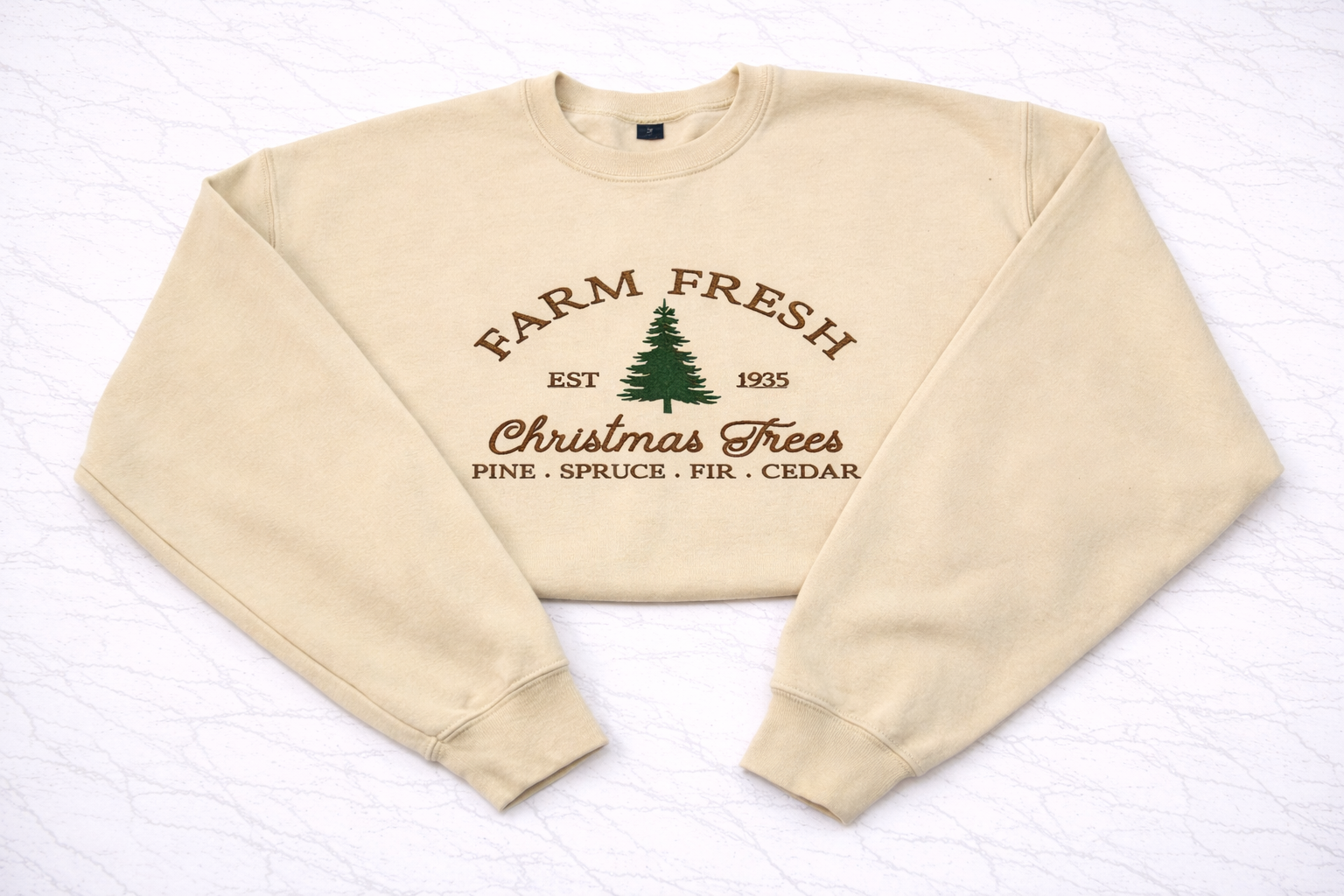Farm Fresh Christmas Trees Crewneck
