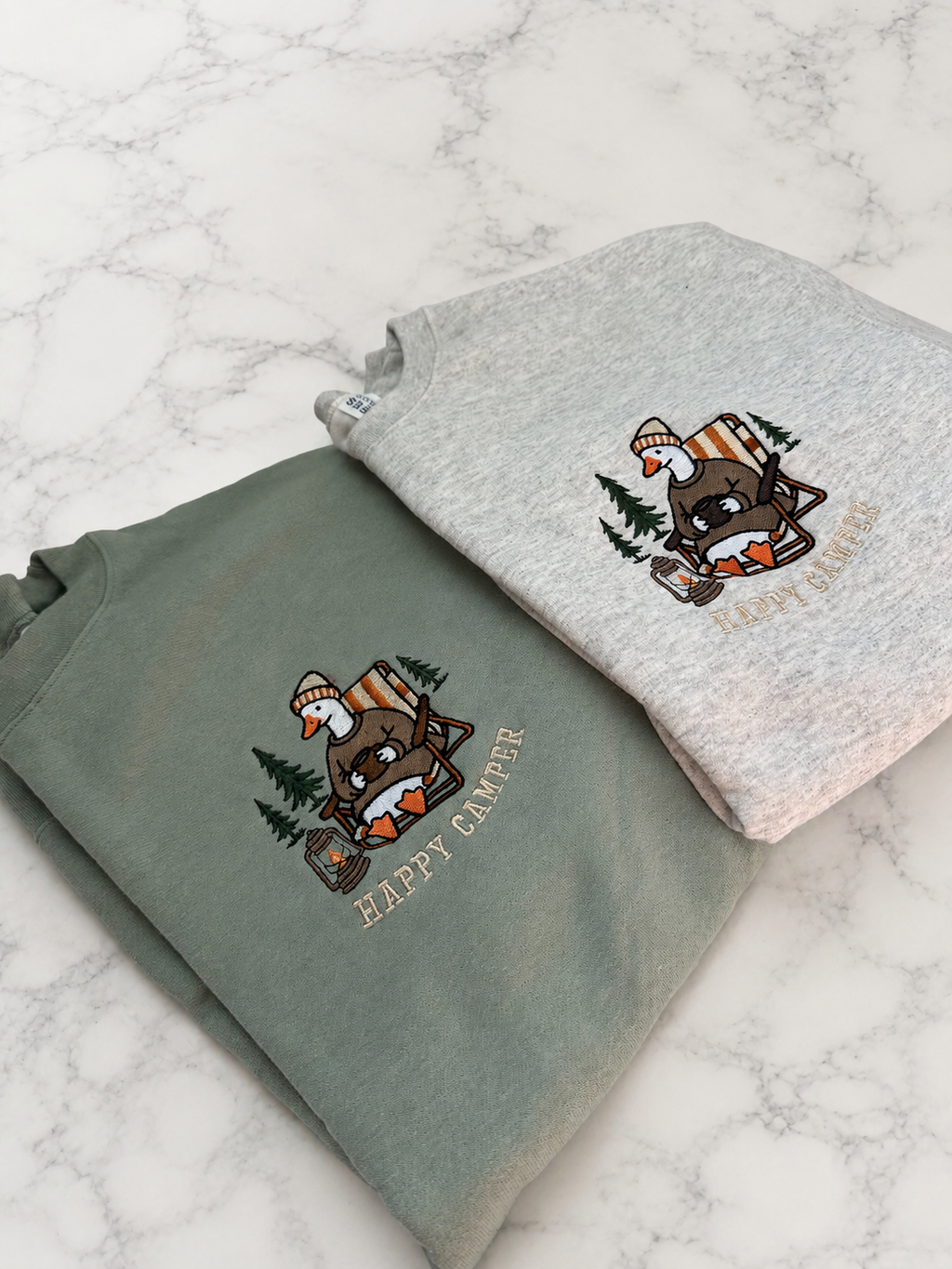 Happy Camper Goose Crewneck