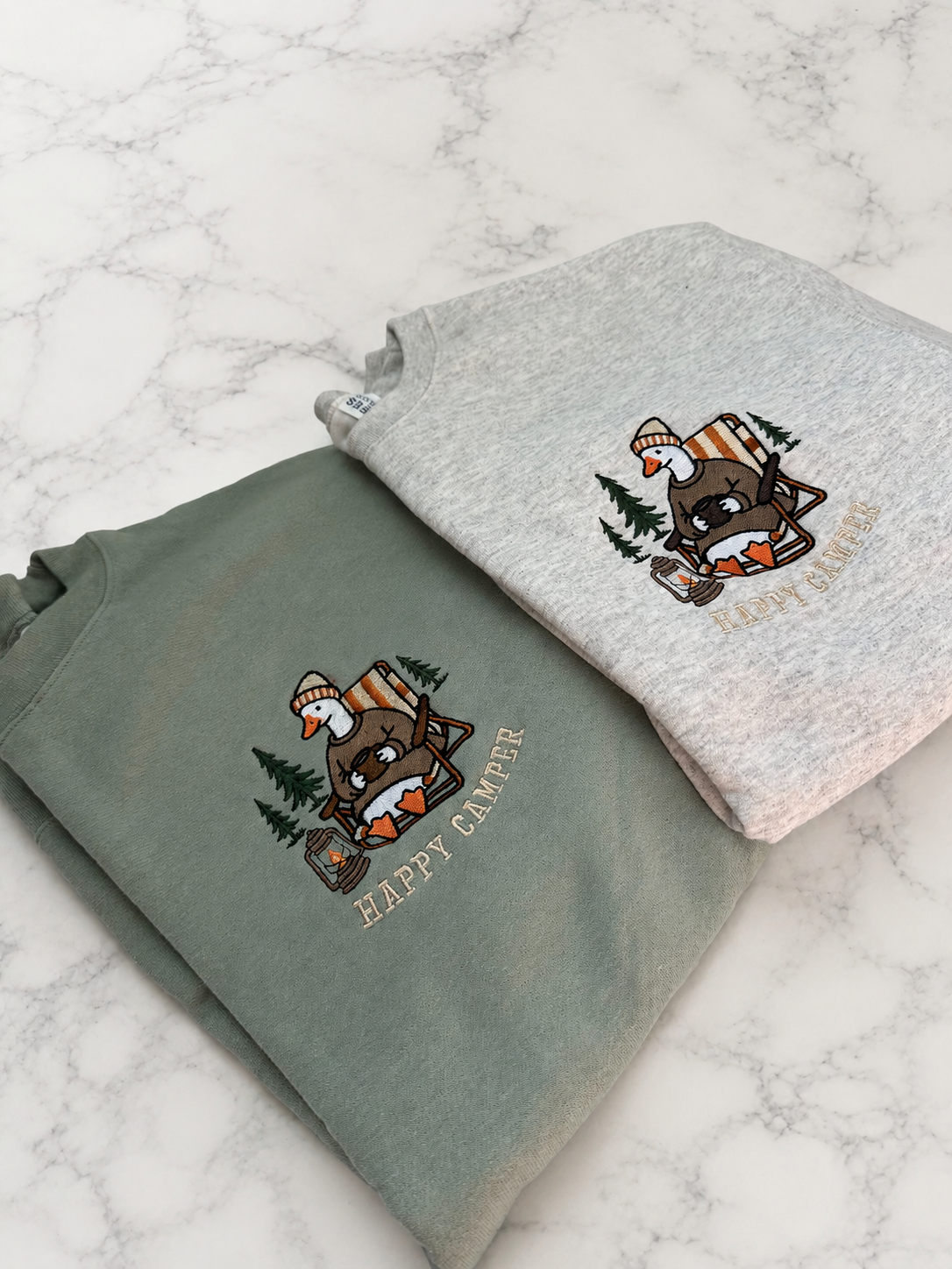 Happy Camper Goose Crewneck