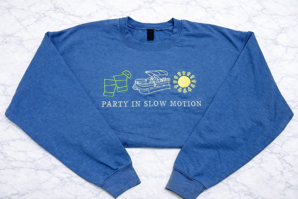 Party In Slow Motion Crewneck