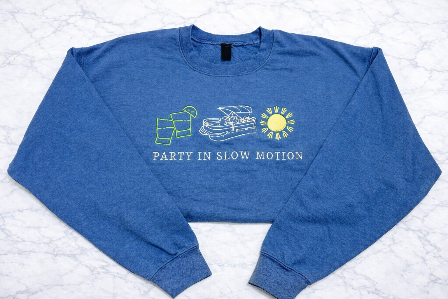 Party In Slow Motion Crewneck