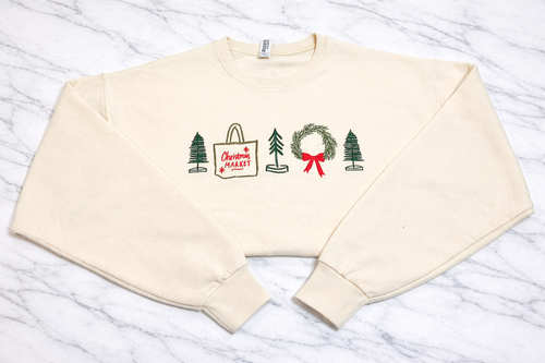 Christmas Market Crewneck