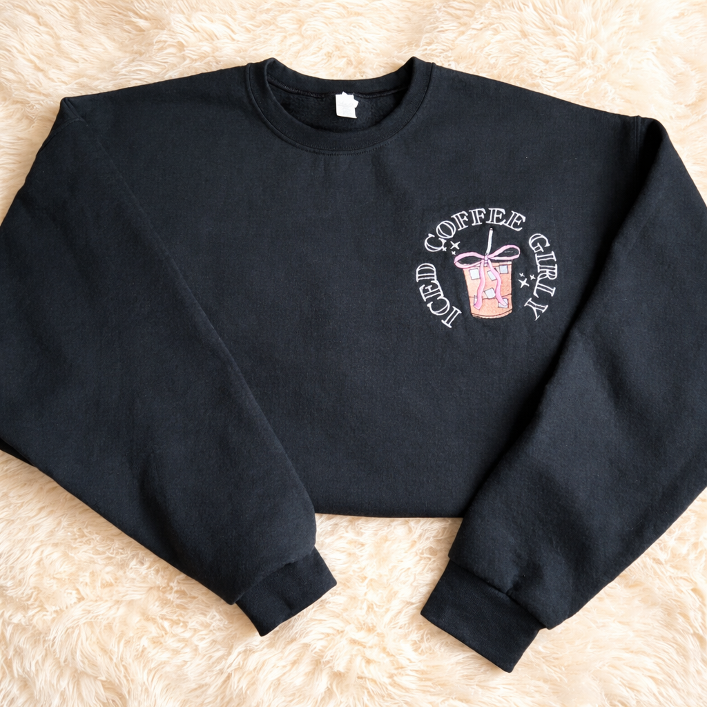 Iced Coffee Girly Crewneck