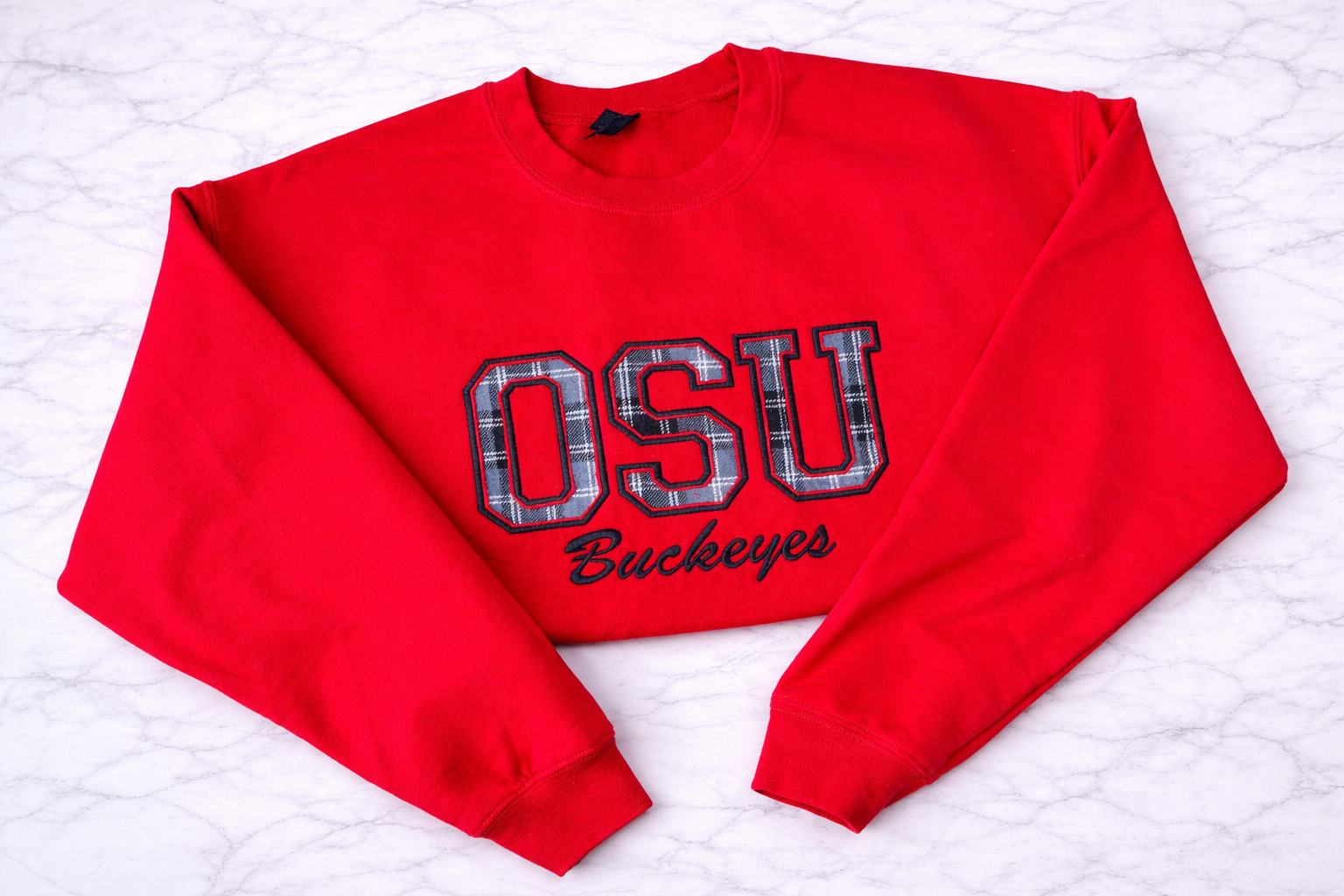 OSU Flannel Crewneck