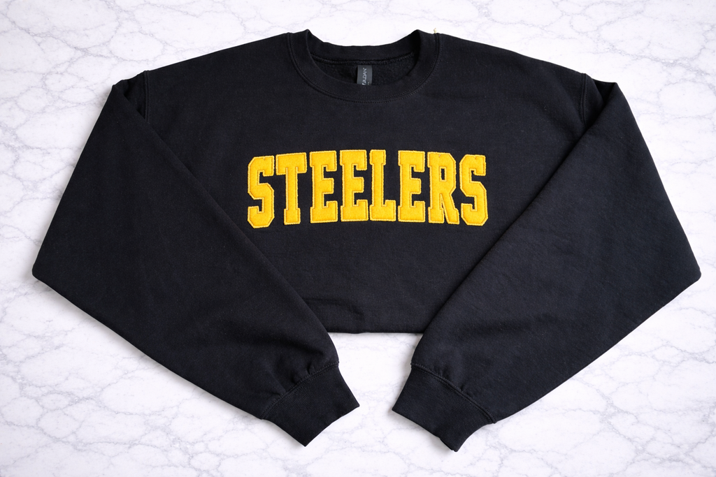Steelers Appliqué Crewneck