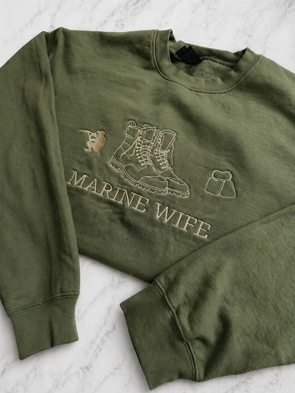 Marine Family Icon Crewneck