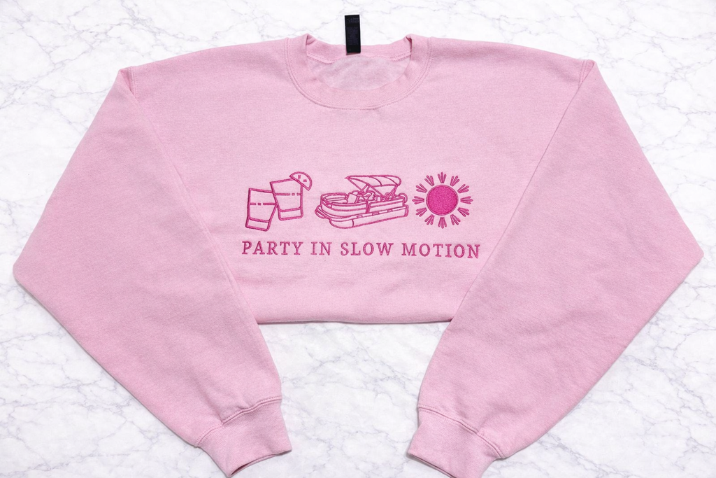 Party In Slow Motion Crewneck