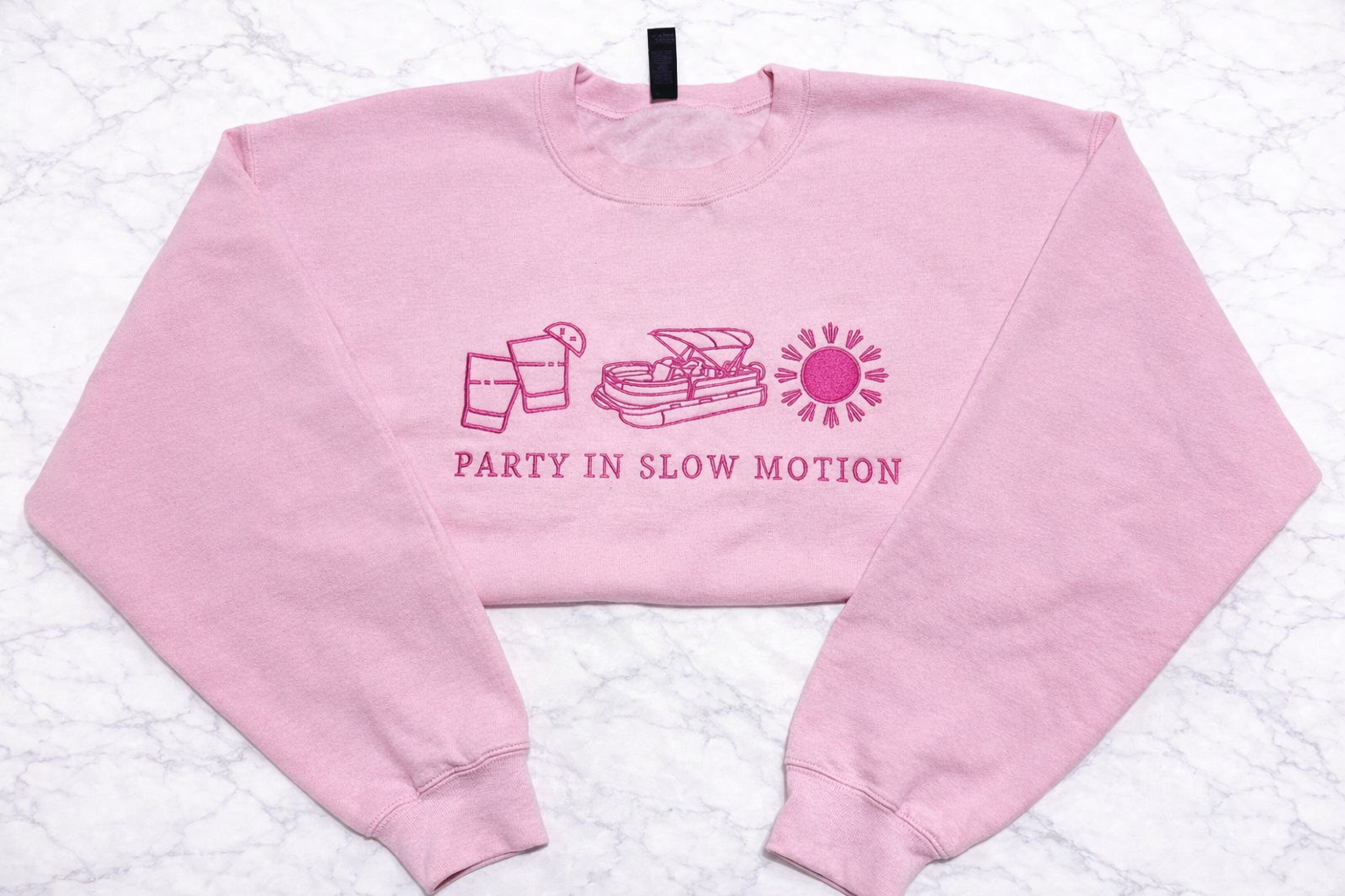 Party In Slow Motion Crewneck