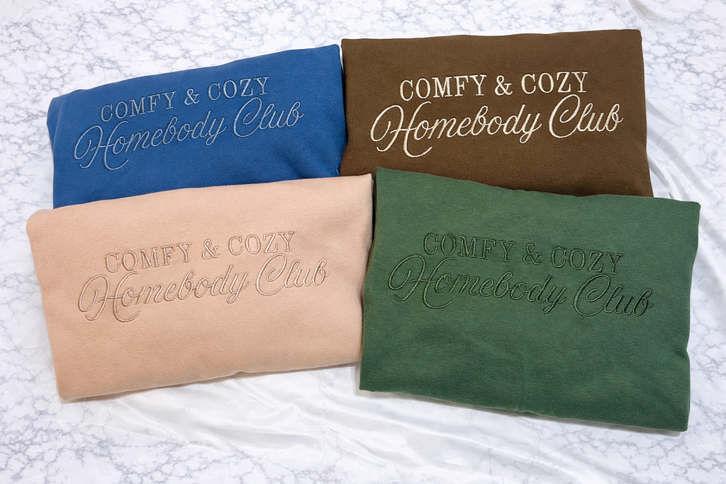 Comfy and Cozy Homebody Club Crewneck