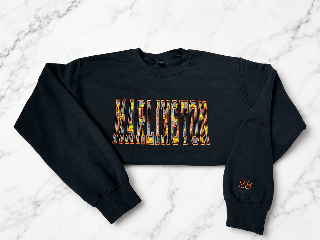 Custom School Name Softball Crewneck
