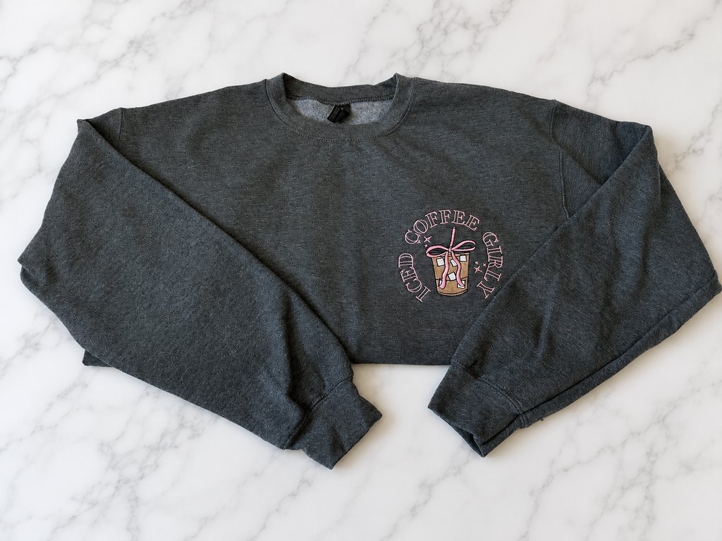 Iced Coffee Girly Crewneck