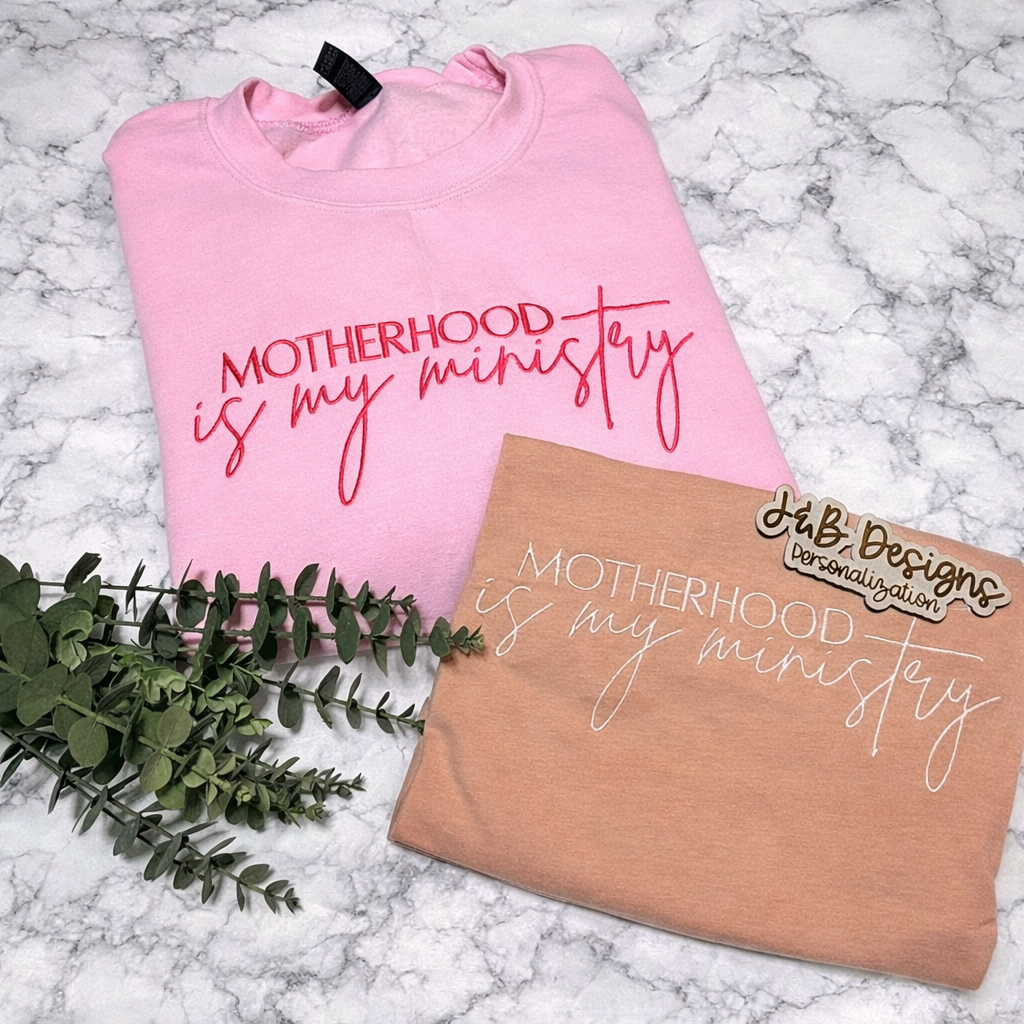 Motherhood is my Ministry Crewneck