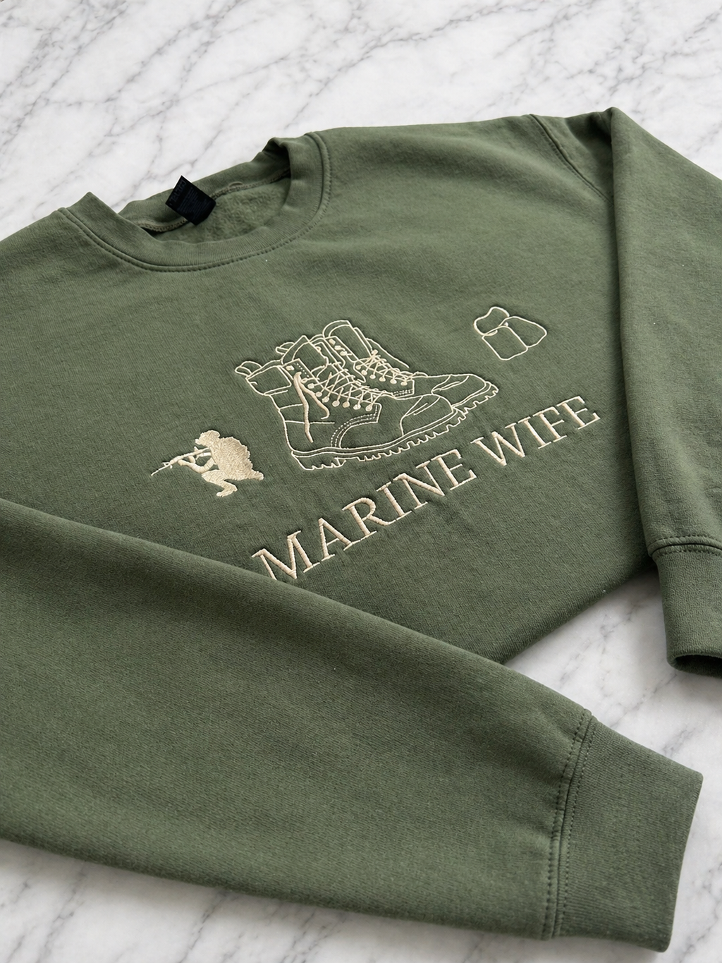 Marine Family Icon Crewneck