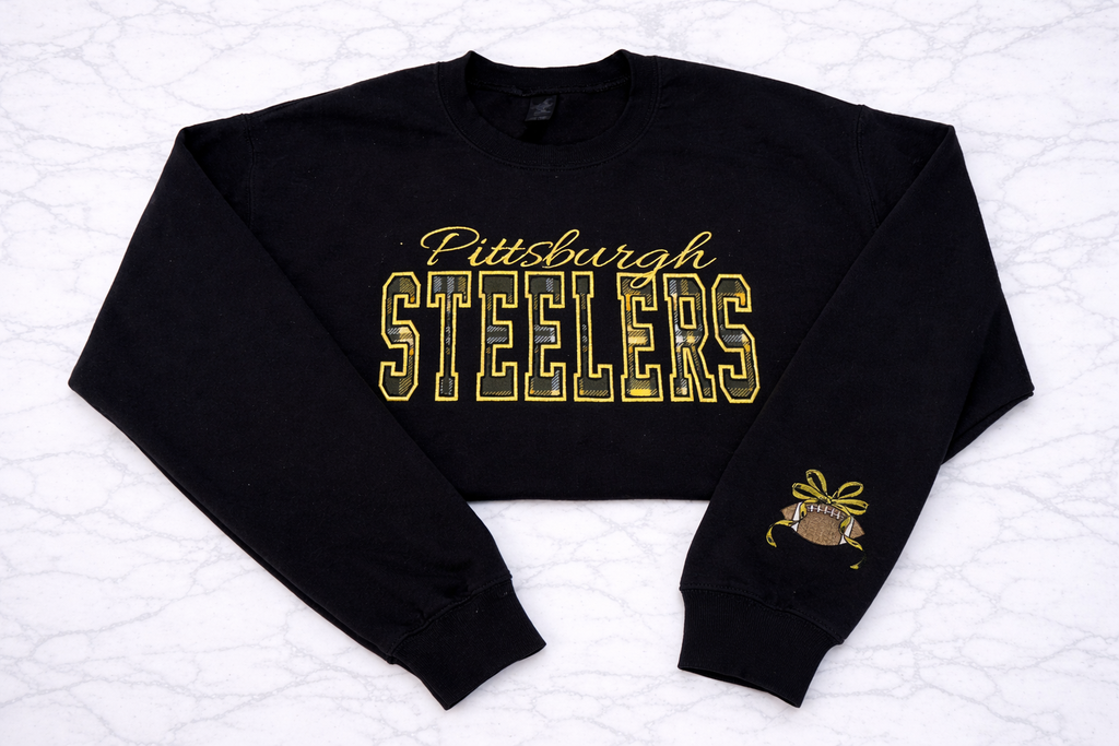 Pittsburgh Steelers Flannel Crewneck