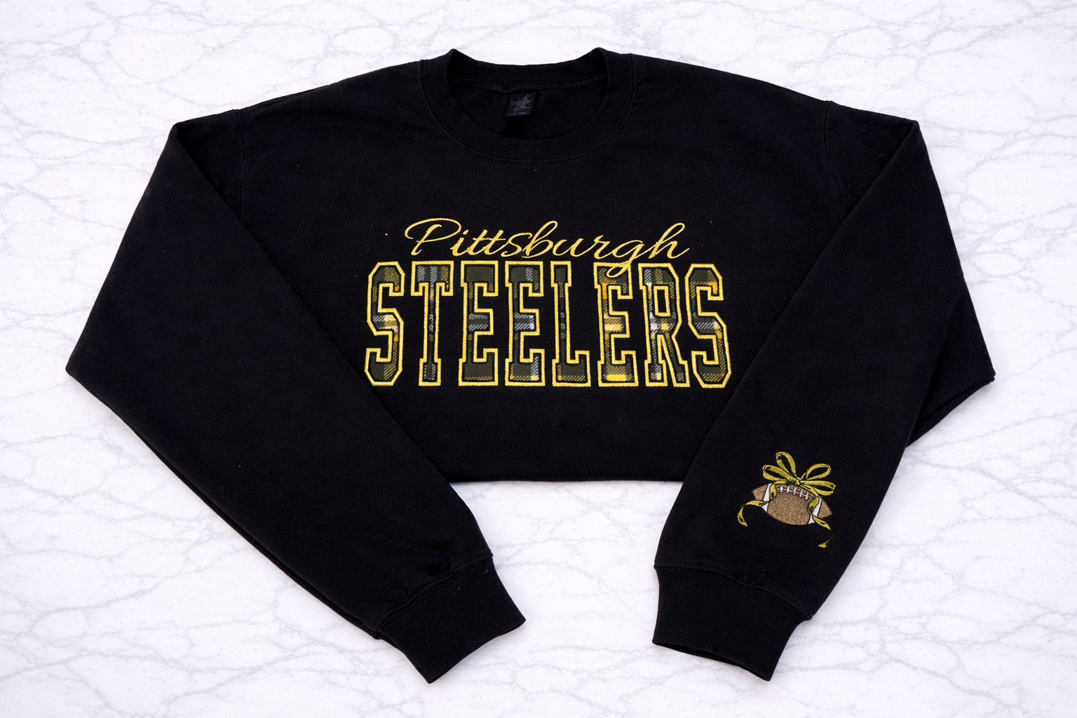 Pittsburgh Steelers Flannel Crewneck