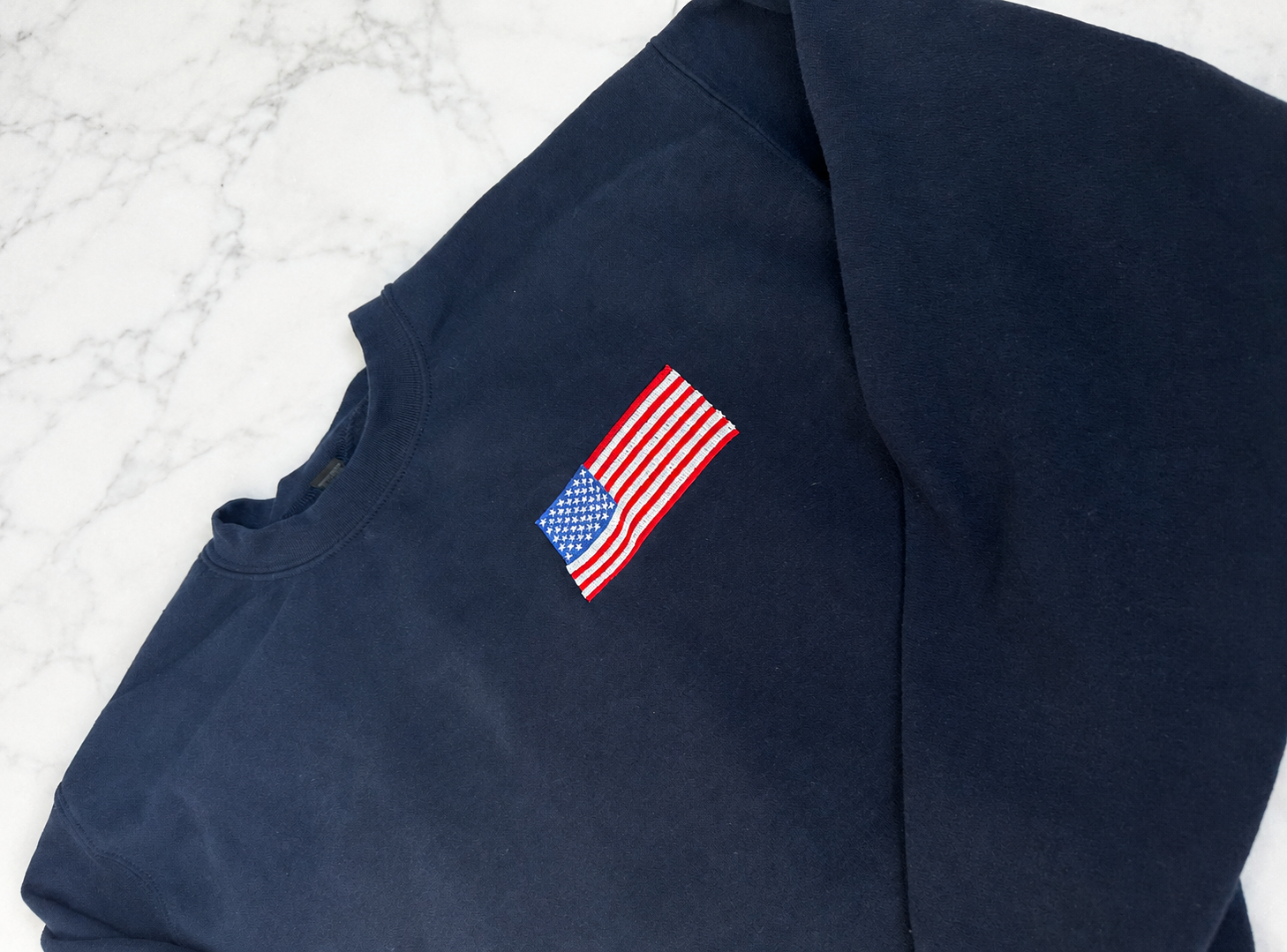 American Flag Crewneck